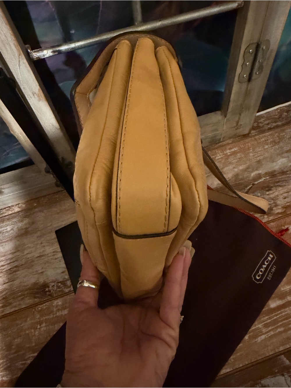 Coach Peyton Flap Shoulder Bag - Picture 8 of 11